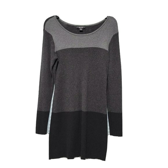 ALYX | Long Sleeve Sweater Dress | Size L Gray - Picture 1 of 4